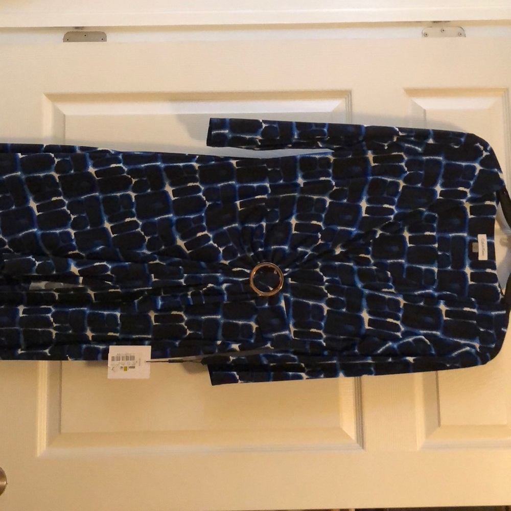 Calvin Klein wrap dress NWT